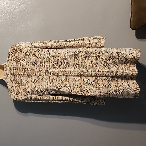 Knox Rose open front cardigan knit sweater over sized small with 2 front pockets - Picture 13 of 17